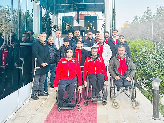 ENGELLİLER SPOR KULÜBÜ’NE MEZOPOTAMYA OTEL’DEN JEST