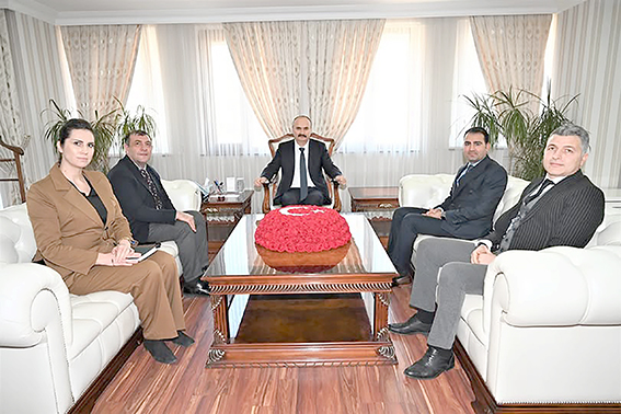 GAP İDARESİ BAŞKANINI MAKAMINDA KABUL ETTİ