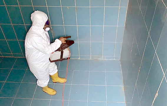 KIRSAL BÖLGEDEKİ SU DEPOLARI TEMİZLENİYOR