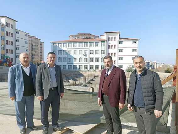 MÜFTÜ DURMUŞ’TAN CAMİ İNŞAATINA ZİYARET