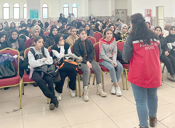 ÖĞRENCİLERE KADINA YÖNELİK ŞİDDET İLE MÜCADELE EĞİTİMİ