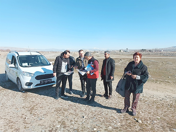 TARIMA DAYALI SERA İHTİSAS ORGANİZE TARIM BÖLGESİ ETÜT ÇALIŞMALARI YAPILDI