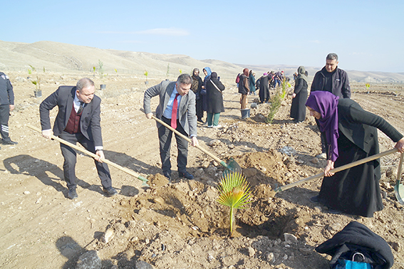 TAZELENME ÜNİVERSİTESİ ÖĞRENCİLERİNDEN FİDAN DİKİMİ