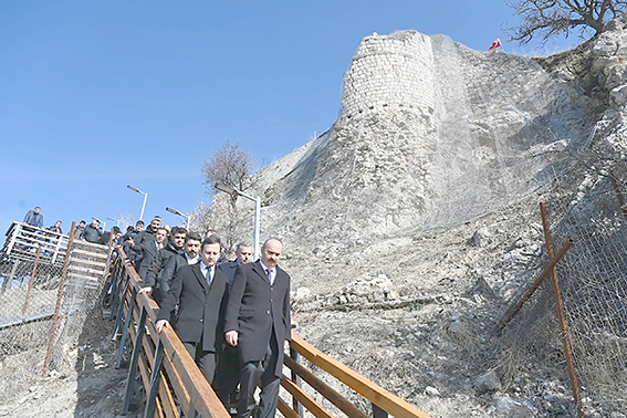 KOZLUK KALESİNE İNCELEME ZİYARETİ