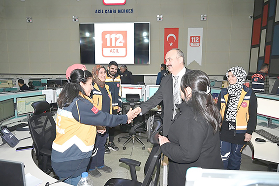 VALİ CANALP’TAN YENİ YIL ÖNCESİ ANLAMLI ZİYARETLER