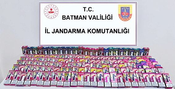 210 ADET KAÇAK ELEKTRONİK SİGARA ELE GEÇİRİLDİ