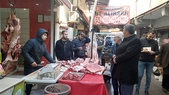 BAŞKAN ÇİFTÇİ, ESNAF ZİYARETLERİNE DEVAM EDİYOR