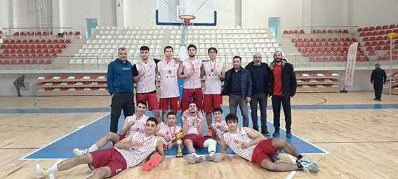 BASKETBOL TAKIMI U-18 LİGİNİ ŞAMPİYONLUKLA KAPATTI