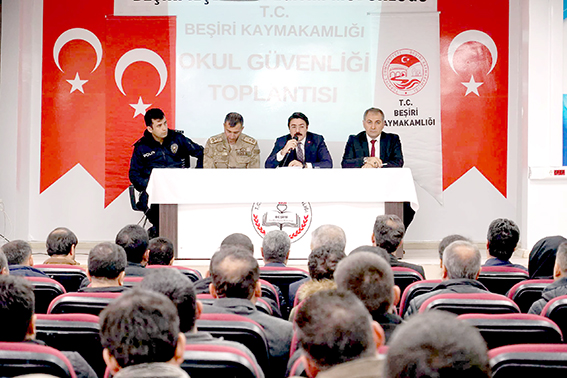BEŞİRİ’DE GÜVENLİK TOPLANTISI YAPILDI