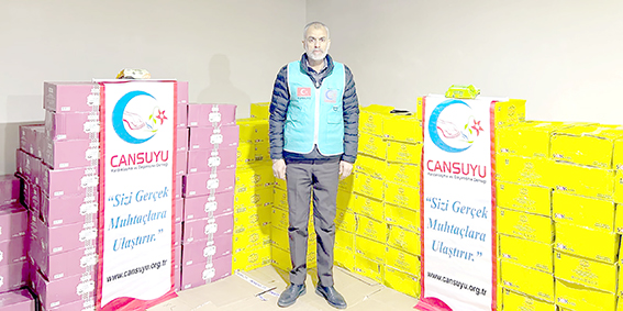CANSUYU’NDAN 250 AİLEYE RAMAZAN YARDIMI