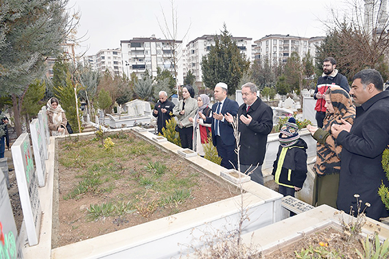 DEPREMİN HAYATINI KAYBEDEN VATANDAŞLAR ANILDI
