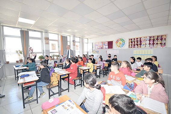 MÜDÜR CİĞER, OKUL ZİYARETLERİNE DEVAM EDİYOR