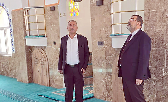 MÜFTÜ DURMUŞ’TAN EBUBEKİR CAMİİ’NE ZİYARET
