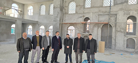 MÜFTÜ DURMUŞ’TAN CAMİ İNŞAATLARINDA İNCELEME