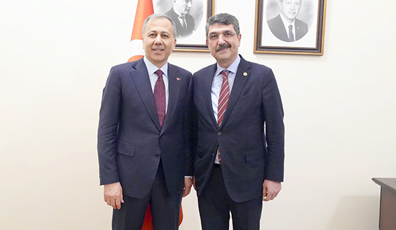 NASIROĞLU, BAKAN YERLİKAYA İLE GÖRÜŞTÜ