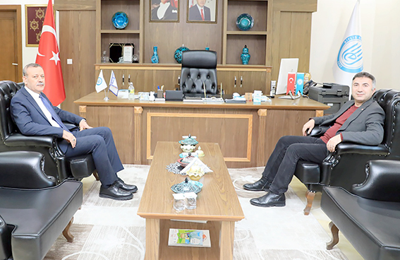 REKTÖR DEMİR’DEN REKTÖR ELMASTAŞ’A ZİYARET