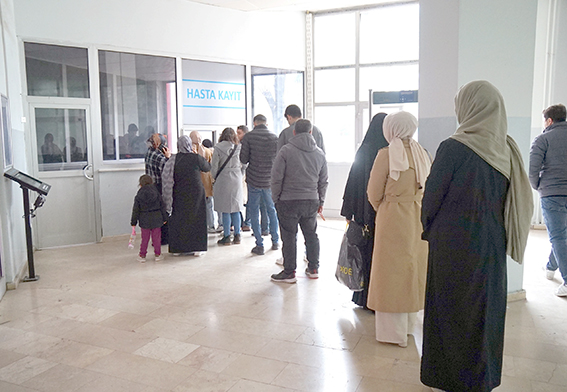 SEVKLİ HASTA SAYISINDA YOĞUNLUK