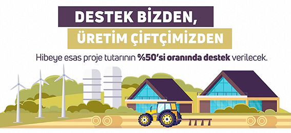TARIMSAL YATIRIMLARA %50 HİBE DESTEĞİ