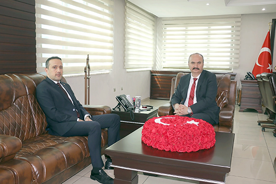 VALİ CANALP, BÖLGE MÜDÜRÜ DEMİR’İ KABUL ETTİ