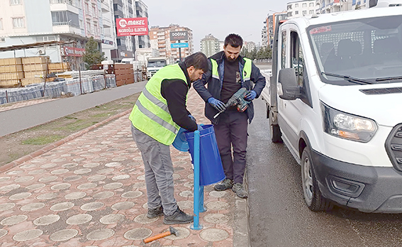 75 FARKLI NOKTAYA YENİ ÇÖP KUTUSU