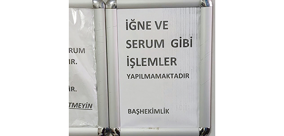 HASTANEDE İĞNE SKANDALI