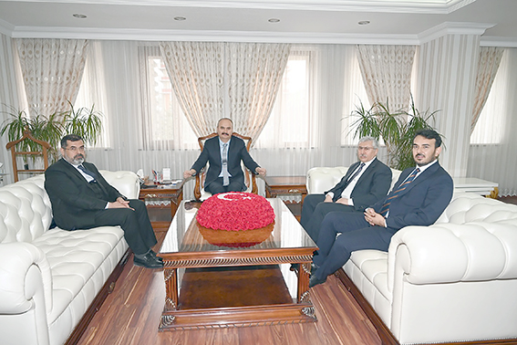 MÜFTÜLÜK MÜFETTİŞLERİNDEN VALİ CANALP’E ZİYARET