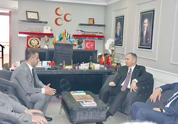 BAKAN YERLİKAYA’DAN MHP’YE ZİYARET