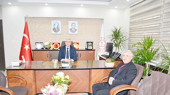 BAŞKAN GÜNAYDIN’DAN MÜDÜR CİĞER’E ZİYARET