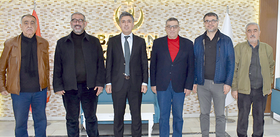 ÇALIŞAN GAZETECİLER DERNEĞİ’NDEN İL SAĞLIK MÜDÜRÜ SOLMAZ’A ZİYARET