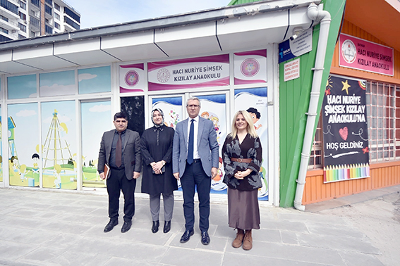 HACI NURİYE ŞİMŞEK KIZILAY ANAOKULUNA ZİYARET