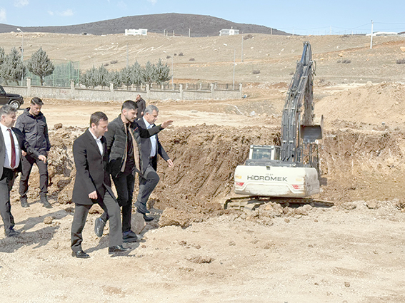 HALK KÜTÜPHANESİ İNŞAAT ALANI İNCELENDİ