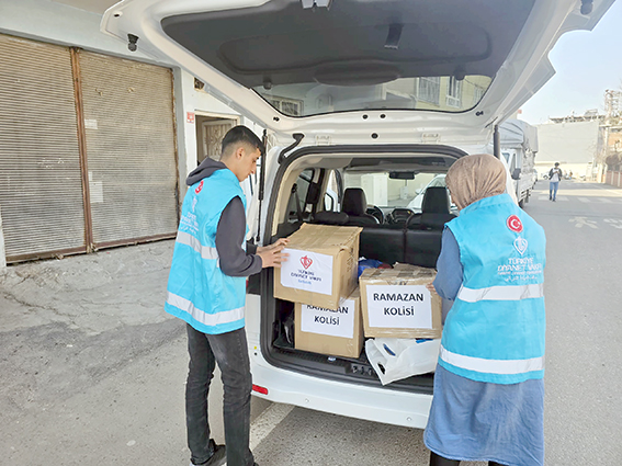 İHTİYAÇ SAHİPLERİNE YARDIM ULAŞTIRILDI