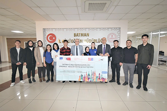 ERASMUS ÖĞRENCİLERİ MÜDÜR CİĞER’İ ZİYARET ETTİ