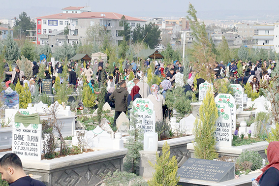 MEZAR ZİYARETİNE GELEN VATANDAŞLARA ŞEKER VE KOLONYA İKRAM EDİLDİ