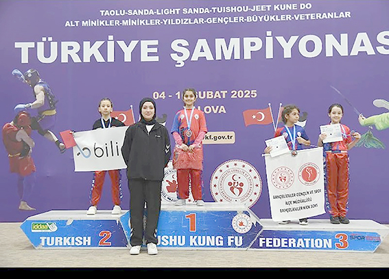 MİNİK WUSHU’CULARDAN 4 TÜRKİYE DERECESİ