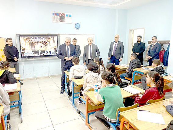 MÜDÜR CİĞER’DEN SASON’A EĞİTİM ZİYARETİ