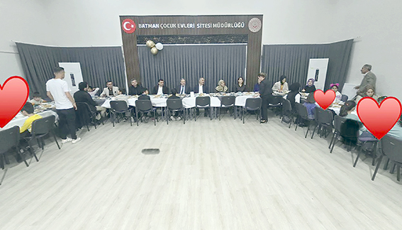 ŞANSİ, ÇOCUK EVLERİ SİTESİ’NDE İFTAR PROGRAMINA KATILDI