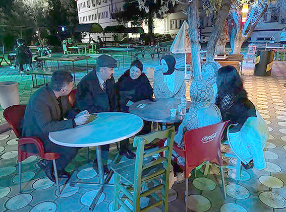 VALİ CANALP VE REKTÖR DEMİR ÖĞRENCİLERLE BULUŞTU