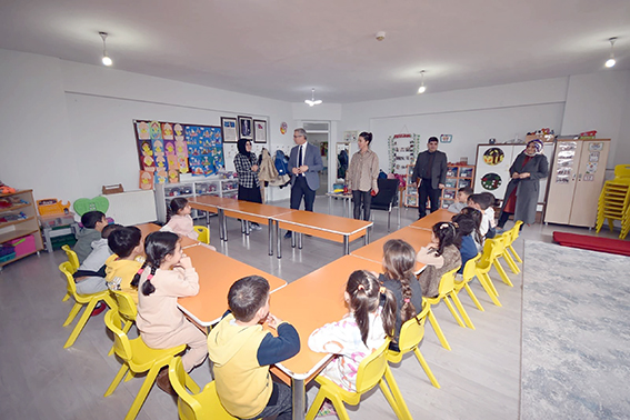 YAĞMUR ANAOKULUNA ZİYARET