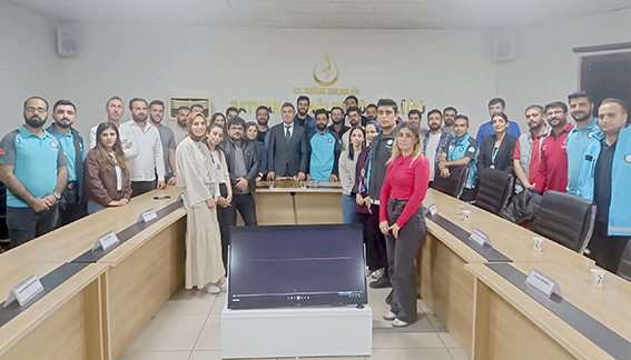 25 SAĞLIKÇI UMKE GÖNÜLLÜLERİNE KATILDI