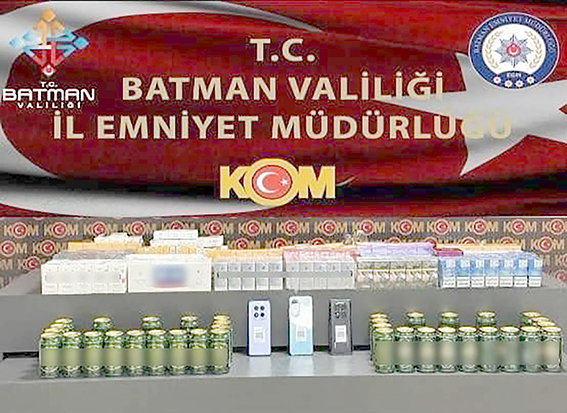 ÇOK SAYIDA KAÇAK ÜRÜN ELE GEÇİRİLDİ