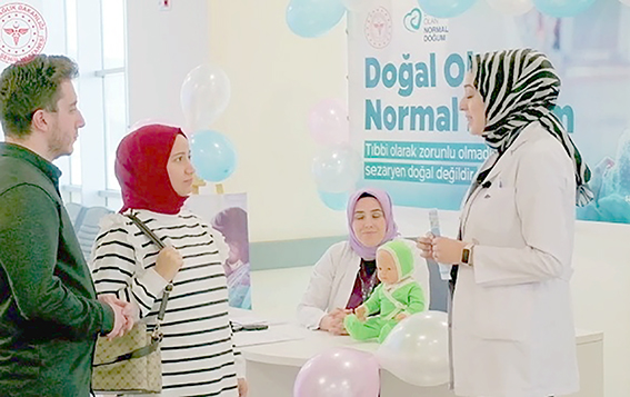 “GEBELİĞİN HER AŞAMASINDA ANNELERİN YANINDAYIZ”
