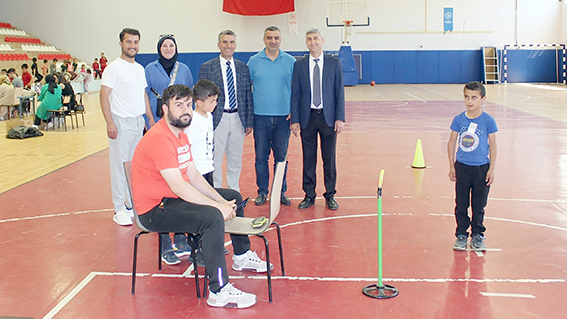 GERCÜŞ’TE SPORTİF YETENEK TARAMASI YAPILDI