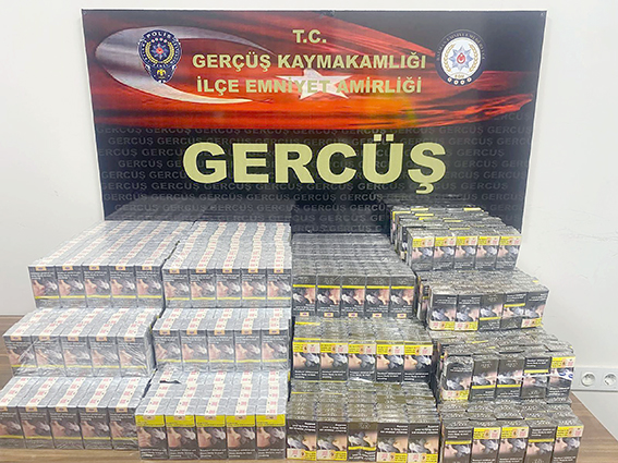GERCÜŞ’TE KAÇAK SİGARA OPERASYONU