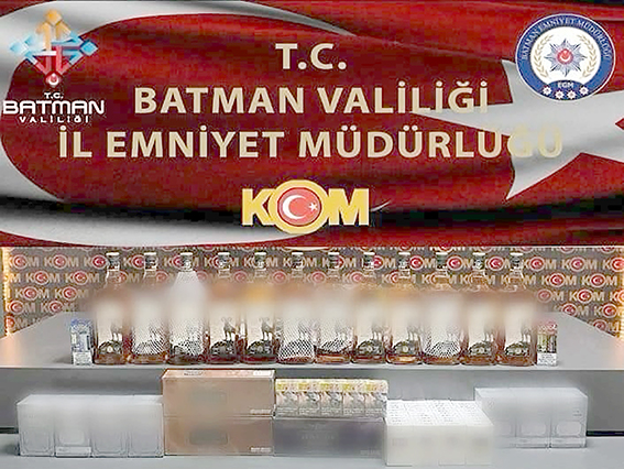KAÇAK SİGARA VE ALKOLLERE EL KONULDU