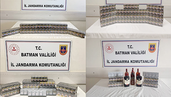 KAÇAK SİGARA VE ALKOLLERE EL KONULDU!