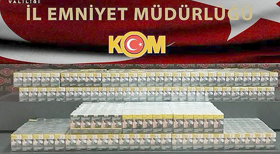 KAÇAK SİGARAYA DARBE: 2.600 PAKET ELE GEÇİRİLDİ