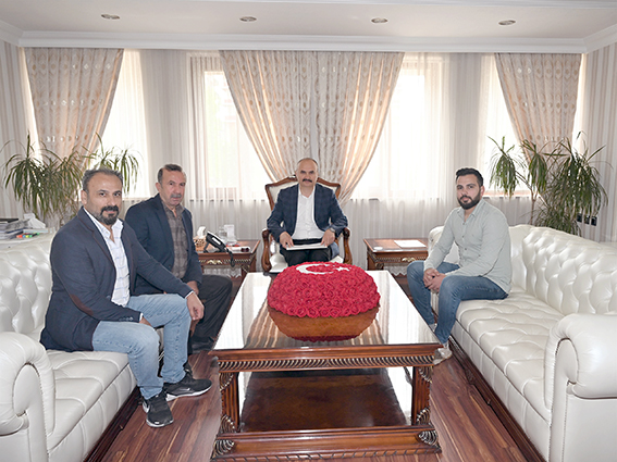 MOBİLYACILAR KOOPERATİFİ YÖNETİMİNDEN VALİ CANALP ZİYARET 