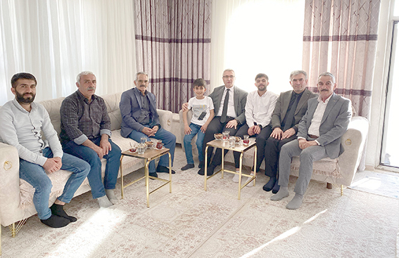 MÜDÜR CİĞER’DEN ŞEHİT AİLELERİNE ZİYARET