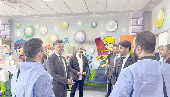 MÜDÜR SOLMAZ’DAN KAMU HASTANELERİNE ZİYARET